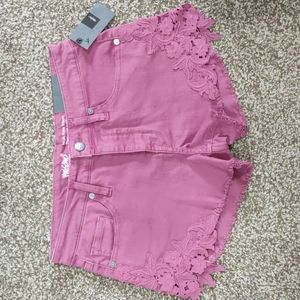Mossimo high rise denim shorts size 4/27 New With Tags